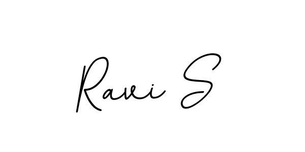 Use a signature maker to create a handwritten signature online. With this signature software, you can design (BallpointsItalic-DORy9) your own signature for name Ravi S. Ravi S signature style 11 images and pictures png