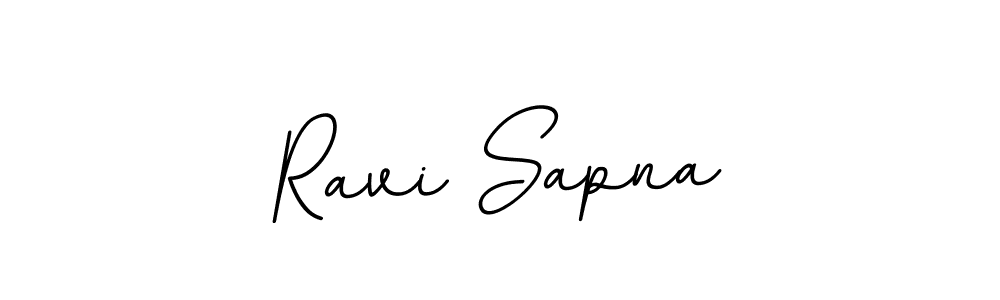 Make a beautiful signature design for name Ravi Sapna. With this signature (BallpointsItalic-DORy9) style, you can create a handwritten signature for free. Ravi Sapna signature style 11 images and pictures png