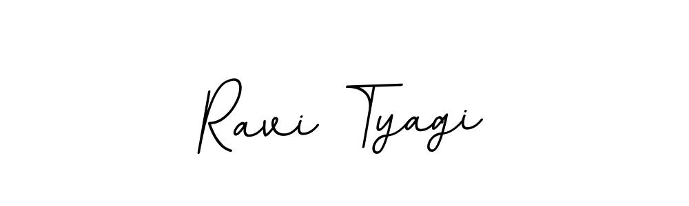 Create a beautiful signature design for name Ravi Tyagi. With this signature (BallpointsItalic-DORy9) fonts, you can make a handwritten signature for free. Ravi Tyagi signature style 11 images and pictures png