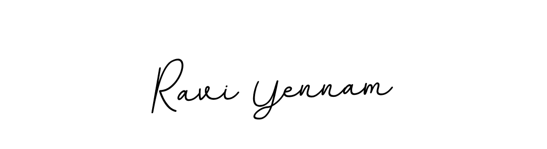 You should practise on your own different ways (BallpointsItalic-DORy9) to write your name (Ravi Yennam) in signature. don't let someone else do it for you. Ravi Yennam signature style 11 images and pictures png