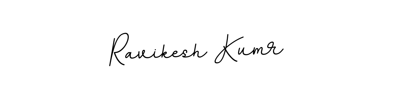 Make a beautiful signature design for name Ravikesh Kumr. With this signature (BallpointsItalic-DORy9) style, you can create a handwritten signature for free. Ravikesh Kumr signature style 11 images and pictures png