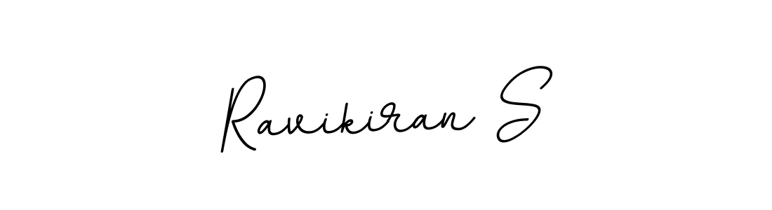 How to make Ravikiran S name signature. Use BallpointsItalic-DORy9 style for creating short signs online. This is the latest handwritten sign. Ravikiran S signature style 11 images and pictures png