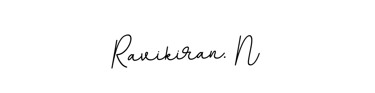 How to make Ravikiran. N name signature. Use BallpointsItalic-DORy9 style for creating short signs online. This is the latest handwritten sign. Ravikiran. N signature style 11 images and pictures png