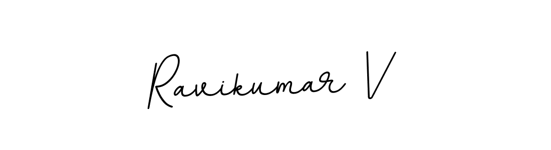 This is the best signature style for the Ravikumar V name. Also you like these signature font (BallpointsItalic-DORy9). Mix name signature. Ravikumar V signature style 11 images and pictures png