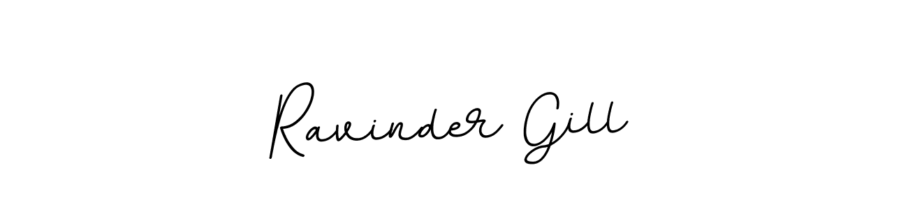 Create a beautiful signature design for name Ravinder Gill. With this signature (BallpointsItalic-DORy9) fonts, you can make a handwritten signature for free. Ravinder Gill signature style 11 images and pictures png