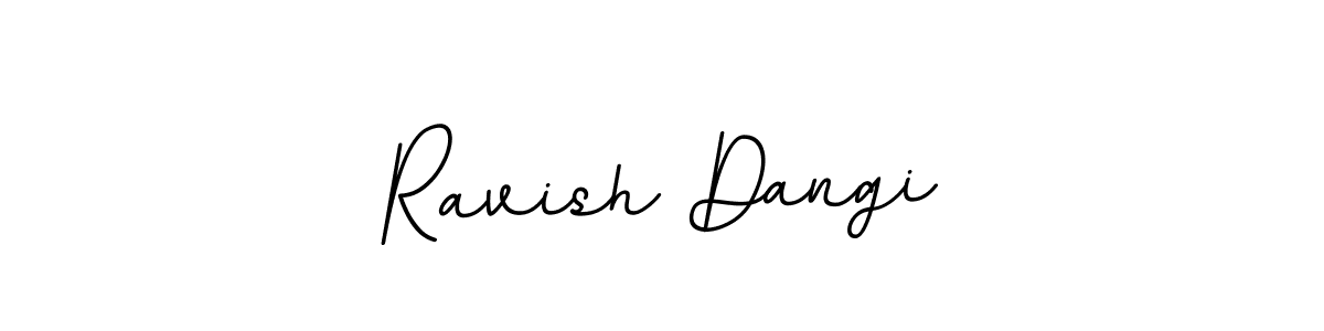 Design your own signature with our free online signature maker. With this signature software, you can create a handwritten (BallpointsItalic-DORy9) signature for name Ravish Dangi. Ravish Dangi signature style 11 images and pictures png
