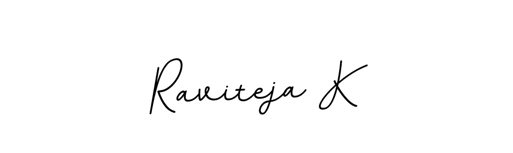 The best way (BallpointsItalic-DORy9) to make a short signature is to pick only two or three words in your name. The name Raviteja K include a total of six letters. For converting this name. Raviteja K signature style 11 images and pictures png