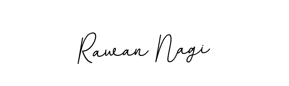 Use a signature maker to create a handwritten signature online. With this signature software, you can design (BallpointsItalic-DORy9) your own signature for name Rawan Nagi. Rawan Nagi signature style 11 images and pictures png