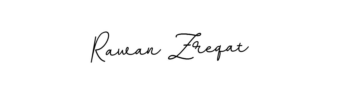 Design your own signature with our free online signature maker. With this signature software, you can create a handwritten (BallpointsItalic-DORy9) signature for name Rawan Zreqat. Rawan Zreqat signature style 11 images and pictures png