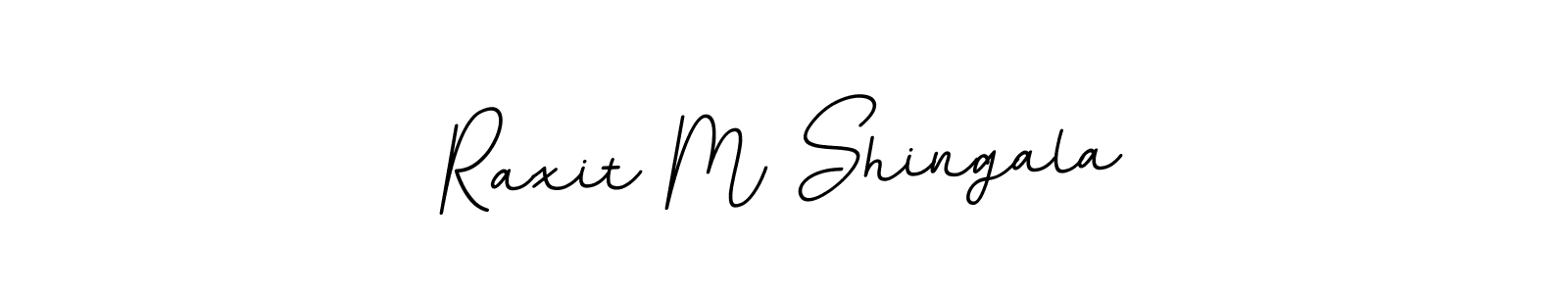 How to make Raxit M Shingala signature? BallpointsItalic-DORy9 is a professional autograph style. Create handwritten signature for Raxit M Shingala name. Raxit M Shingala signature style 11 images and pictures png