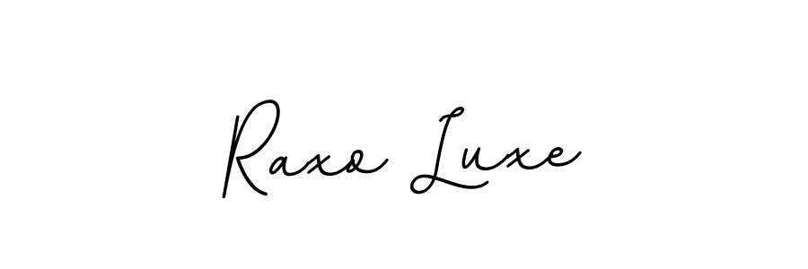 Raxo Luxe stylish signature style. Best Handwritten Sign (BallpointsItalic-DORy9) for my name. Handwritten Signature Collection Ideas for my name Raxo Luxe. Raxo Luxe signature style 11 images and pictures png