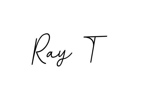 Make a beautiful signature design for name Ray T. With this signature (BallpointsItalic-DORy9) style, you can create a handwritten signature for free. Ray T signature style 11 images and pictures png