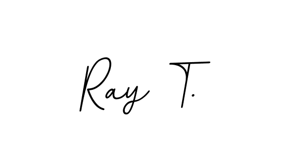 It looks lik you need a new signature style for name Ray T.. Design unique handwritten (BallpointsItalic-DORy9) signature with our free signature maker in just a few clicks. Ray T. signature style 11 images and pictures png