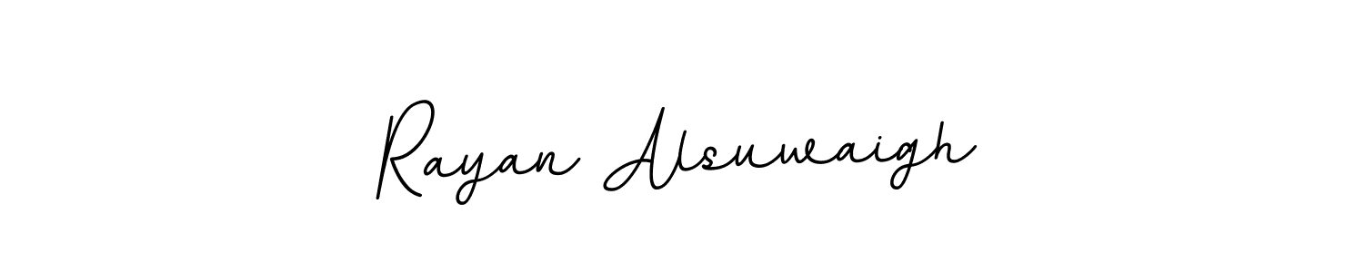 Rayan Alsuwaigh stylish signature style. Best Handwritten Sign (BallpointsItalic-DORy9) for my name. Handwritten Signature Collection Ideas for my name Rayan Alsuwaigh. Rayan Alsuwaigh signature style 11 images and pictures png