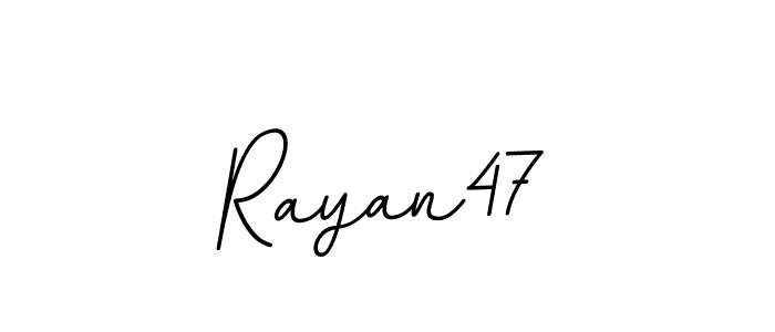 This is the best signature style for the Rayan47 name. Also you like these signature font (BallpointsItalic-DORy9). Mix name signature. Rayan47 signature style 11 images and pictures png