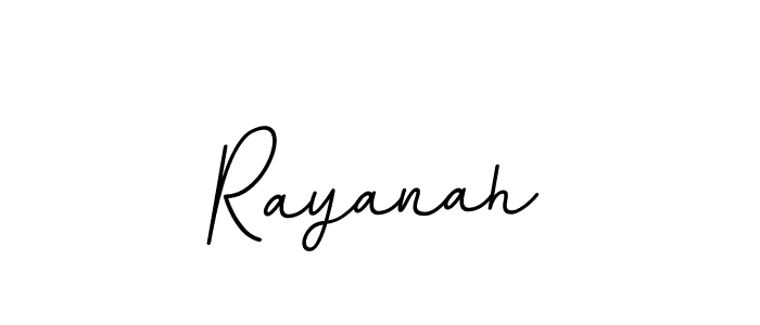 Make a beautiful signature design for name Rayanah. With this signature (BallpointsItalic-DORy9) style, you can create a handwritten signature for free. Rayanah signature style 11 images and pictures png