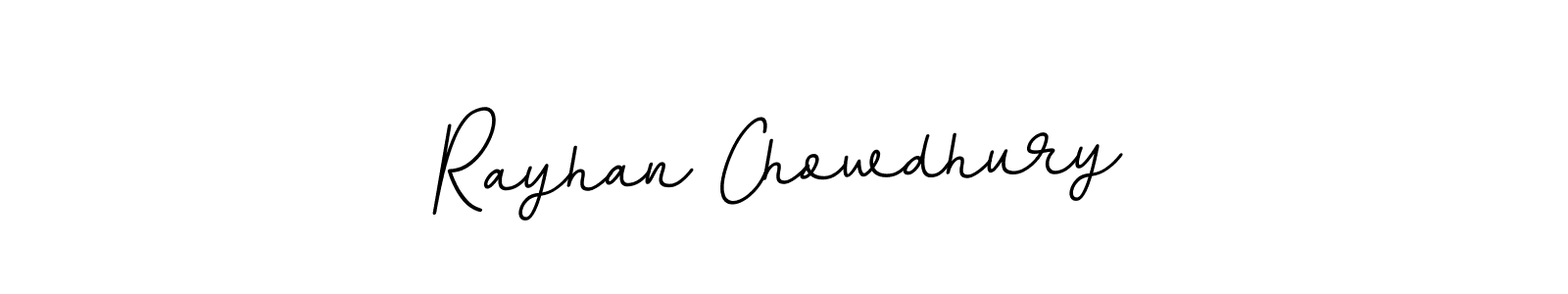 Rayhan Chowdhury stylish signature style. Best Handwritten Sign (BallpointsItalic-DORy9) for my name. Handwritten Signature Collection Ideas for my name Rayhan Chowdhury. Rayhan Chowdhury signature style 11 images and pictures png