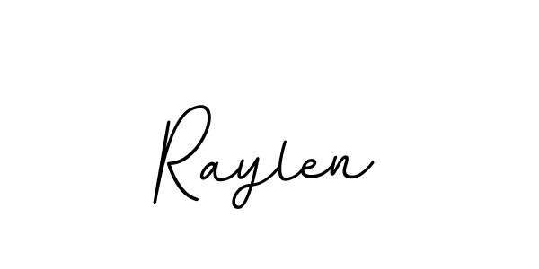 Design your own signature with our free online signature maker. With this signature software, you can create a handwritten (BallpointsItalic-DORy9) signature for name Raylen. Raylen signature style 11 images and pictures png