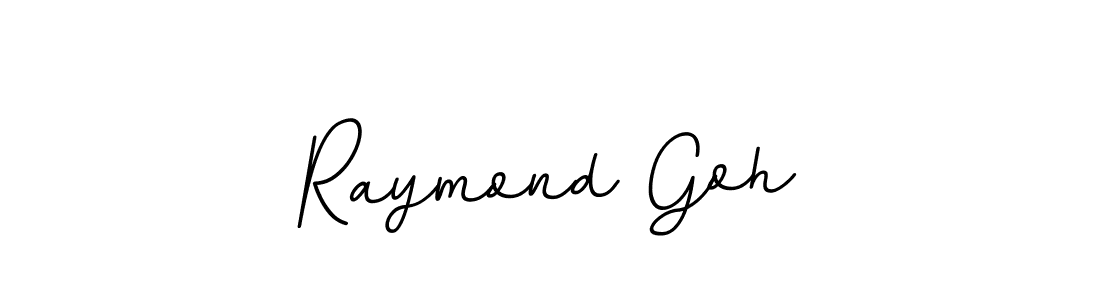 You should practise on your own different ways (BallpointsItalic-DORy9) to write your name (Raymond Goh) in signature. don't let someone else do it for you. Raymond Goh signature style 11 images and pictures png