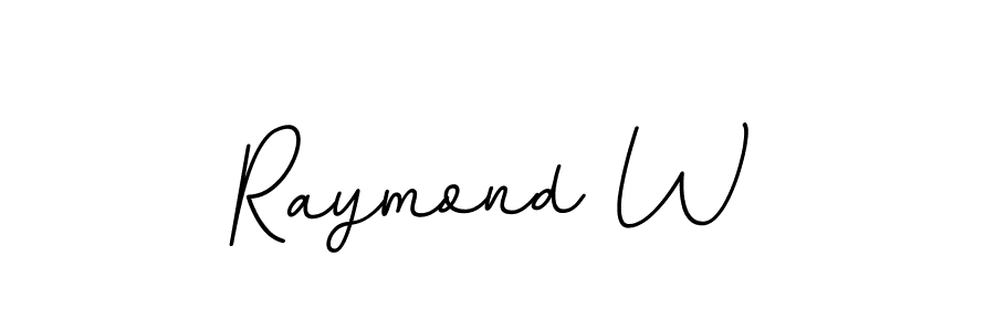 Use a signature maker to create a handwritten signature online. With this signature software, you can design (BallpointsItalic-DORy9) your own signature for name Raymond W. Raymond W signature style 11 images and pictures png