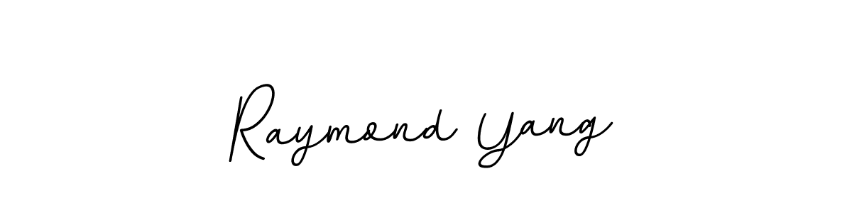 Use a signature maker to create a handwritten signature online. With this signature software, you can design (BallpointsItalic-DORy9) your own signature for name Raymond Yang. Raymond Yang signature style 11 images and pictures png