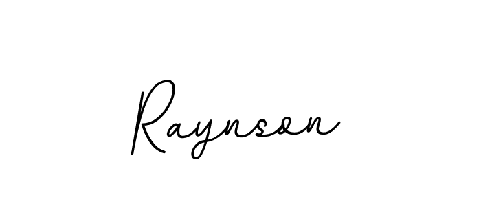 Use a signature maker to create a handwritten signature online. With this signature software, you can design (BallpointsItalic-DORy9) your own signature for name Raynson. Raynson signature style 11 images and pictures png