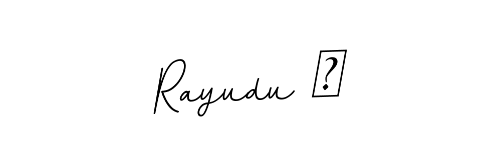 Rayudu ✨ stylish signature style. Best Handwritten Sign (BallpointsItalic-DORy9) for my name. Handwritten Signature Collection Ideas for my name Rayudu ✨. Rayudu ✨ signature style 11 images and pictures png