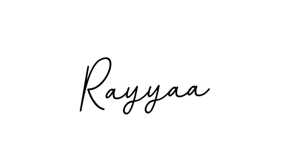 Make a beautiful signature design for name Rayyaa. With this signature (BallpointsItalic-DORy9) style, you can create a handwritten signature for free. Rayyaa signature style 11 images and pictures png