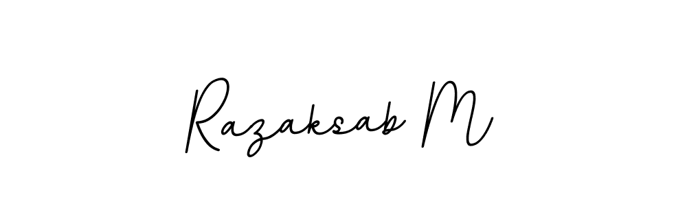 Make a beautiful signature design for name Razaksab M. Use this online signature maker to create a handwritten signature for free. Razaksab M signature style 11 images and pictures png