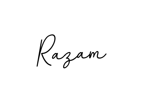 It looks lik you need a new signature style for name Razam. Design unique handwritten (BallpointsItalic-DORy9) signature with our free signature maker in just a few clicks. Razam signature style 11 images and pictures png