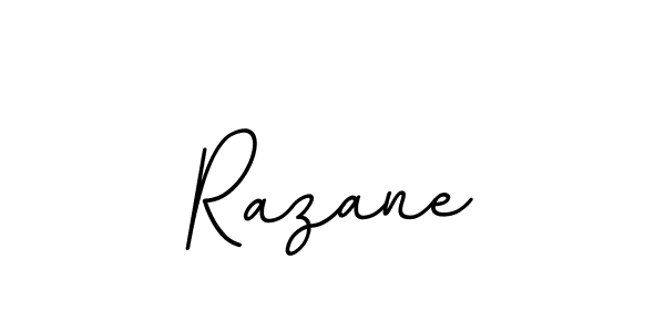 Design your own signature with our free online signature maker. With this signature software, you can create a handwritten (BallpointsItalic-DORy9) signature for name Razane. Razane signature style 11 images and pictures png