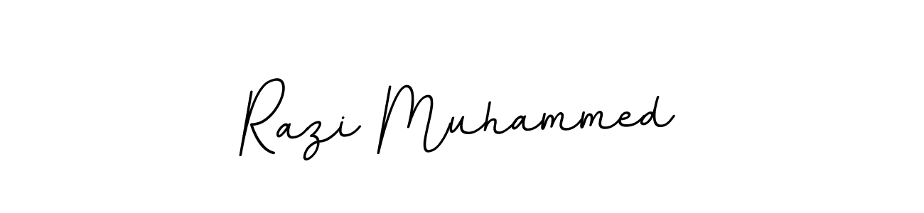 Use a signature maker to create a handwritten signature online. With this signature software, you can design (BallpointsItalic-DORy9) your own signature for name Razi Muhammed. Razi Muhammed signature style 11 images and pictures png