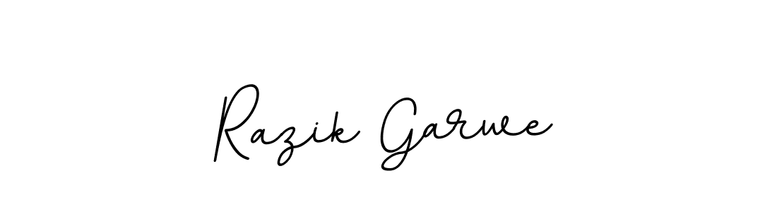 The best way (BallpointsItalic-DORy9) to make a short signature is to pick only two or three words in your name. The name Razik Garwe include a total of six letters. For converting this name. Razik Garwe signature style 11 images and pictures png