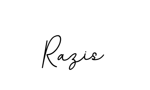 Make a beautiful signature design for name Razis. With this signature (BallpointsItalic-DORy9) style, you can create a handwritten signature for free. Razis signature style 11 images and pictures png