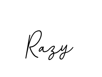 Design your own signature with our free online signature maker. With this signature software, you can create a handwritten (BallpointsItalic-DORy9) signature for name Razy. Razy signature style 11 images and pictures png