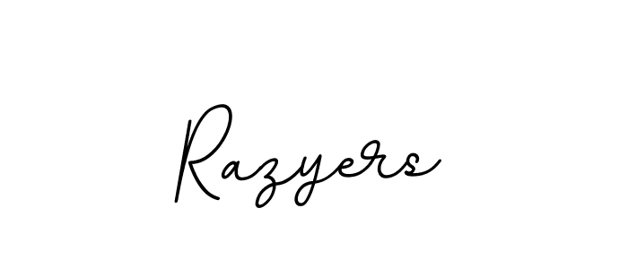 Similarly BallpointsItalic-DORy9 is the best handwritten signature design. Signature creator online .You can use it as an online autograph creator for name Razyers. Razyers signature style 11 images and pictures png