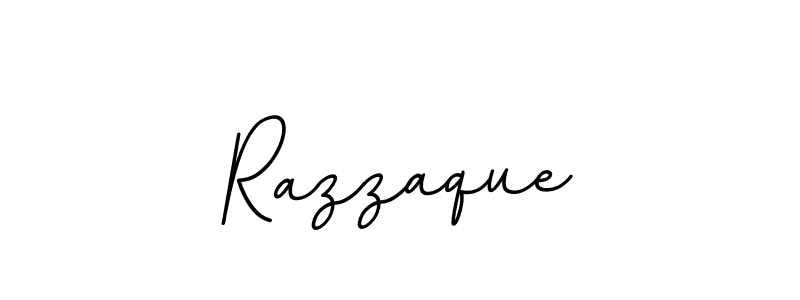 Make a beautiful signature design for name Razzaque. With this signature (BallpointsItalic-DORy9) style, you can create a handwritten signature for free. Razzaque signature style 11 images and pictures png