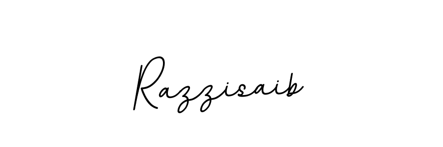 Make a beautiful signature design for name Razzisaib. With this signature (BallpointsItalic-DORy9) style, you can create a handwritten signature for free. Razzisaib signature style 11 images and pictures png