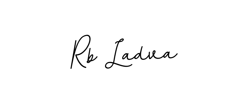 This is the best signature style for the Rb Ladva name. Also you like these signature font (BallpointsItalic-DORy9). Mix name signature. Rb Ladva signature style 11 images and pictures png