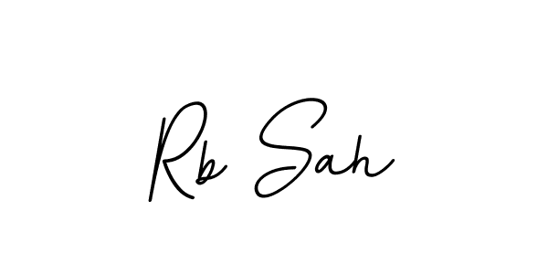 How to make Rb Sah signature? BallpointsItalic-DORy9 is a professional autograph style. Create handwritten signature for Rb Sah name. Rb Sah signature style 11 images and pictures png