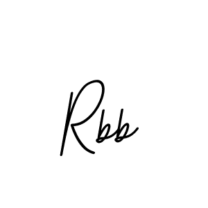 Make a beautiful signature design for name Rbb. With this signature (BallpointsItalic-DORy9) style, you can create a handwritten signature for free. Rbb signature style 11 images and pictures png