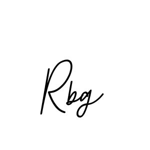 Make a beautiful signature design for name Rbg. With this signature (BallpointsItalic-DORy9) style, you can create a handwritten signature for free. Rbg signature style 11 images and pictures png