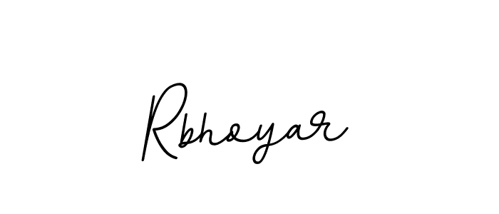 Design your own signature with our free online signature maker. With this signature software, you can create a handwritten (BallpointsItalic-DORy9) signature for name Rbhoyar. Rbhoyar signature style 11 images and pictures png