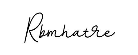 You can use this online signature creator to create a handwritten signature for the name Rbmhatre. This is the best online autograph maker. Rbmhatre signature style 11 images and pictures png