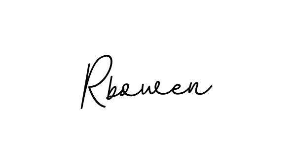 Rbowen stylish signature style. Best Handwritten Sign (BallpointsItalic-DORy9) for my name. Handwritten Signature Collection Ideas for my name Rbowen. Rbowen signature style 11 images and pictures png