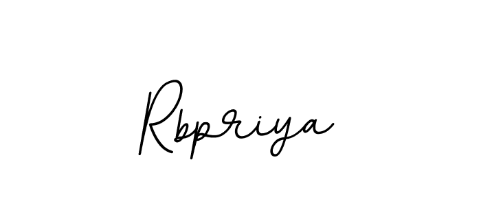 How to make Rbpriya name signature. Use BallpointsItalic-DORy9 style for creating short signs online. This is the latest handwritten sign. Rbpriya signature style 11 images and pictures png