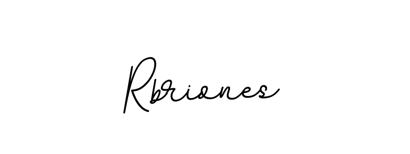 Create a beautiful signature design for name Rbriones. With this signature (BallpointsItalic-DORy9) fonts, you can make a handwritten signature for free. Rbriones signature style 11 images and pictures png
