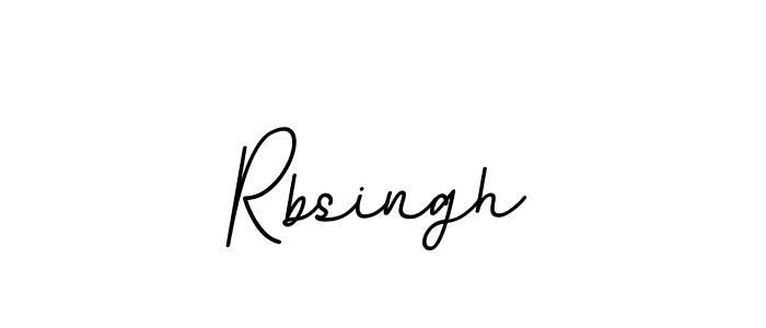 Design your own signature with our free online signature maker. With this signature software, you can create a handwritten (BallpointsItalic-DORy9) signature for name Rbsingh. Rbsingh signature style 11 images and pictures png