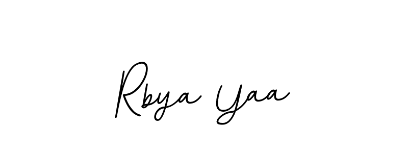 This is the best signature style for the Rbya Yaa name. Also you like these signature font (BallpointsItalic-DORy9). Mix name signature. Rbya Yaa signature style 11 images and pictures png