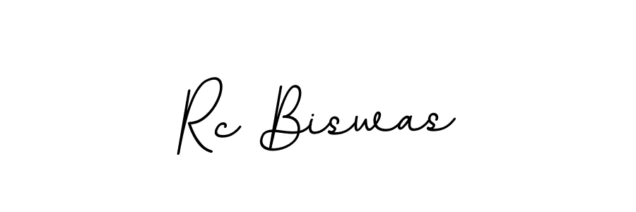 You should practise on your own different ways (BallpointsItalic-DORy9) to write your name (Rc Biswas) in signature. don't let someone else do it for you. Rc Biswas signature style 11 images and pictures png